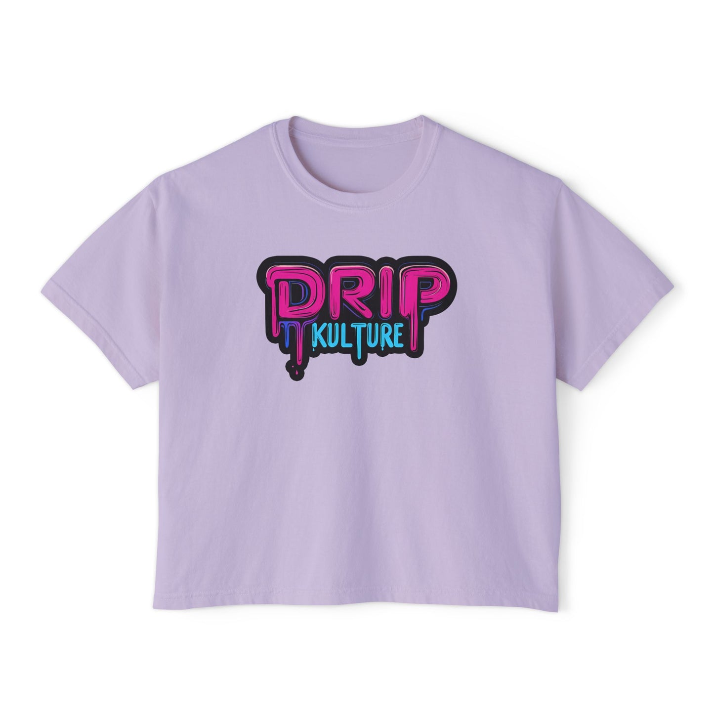 Miami Drip Kulture Women's Boxy Tee - Multiple Colors
