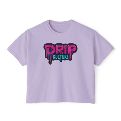 Miami Drip Kulture Women's Boxy Tee - Multiple Colors