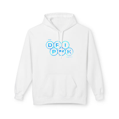 Blue Circle Drip Kulture Unisex Hoodie - Multiple Colors