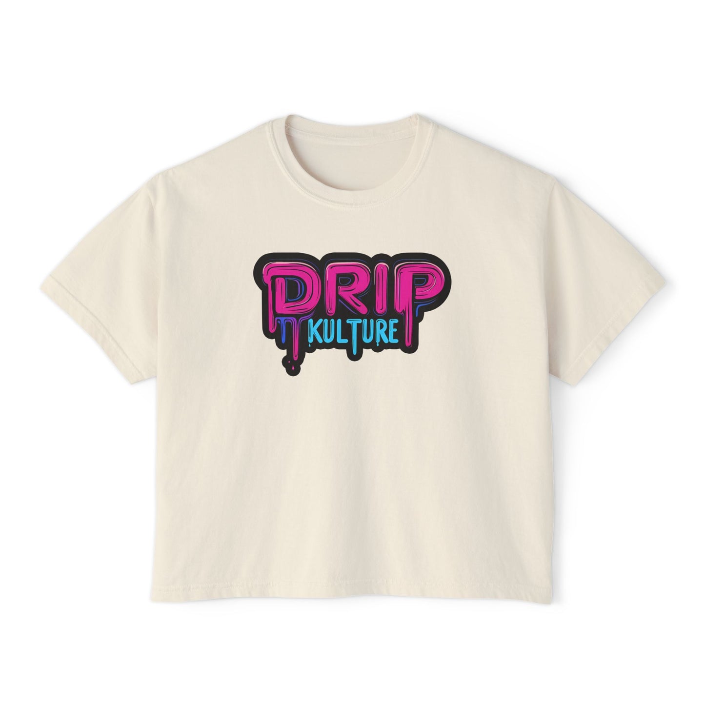 Miami Drip Kulture Women's Boxy Tee - Multiple Colors