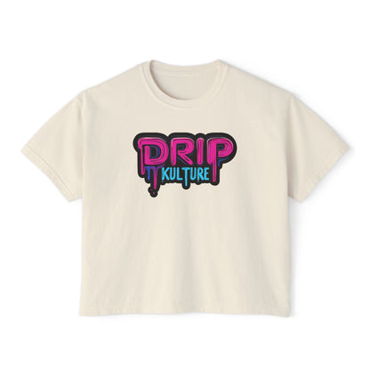 Miami Drip Kulture Women's Boxy Tee - Multiple Colors