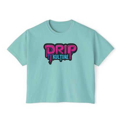 Miami Drip Kulture Women's Boxy Tee - Multiple Colors