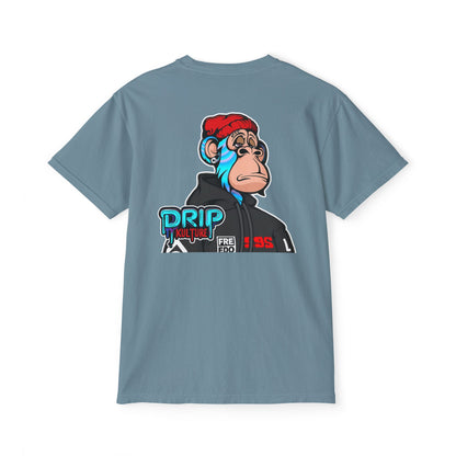 NFT Blue Lightning Drip Kulture Unisex Pocket T-Shirt - Multiple Colors