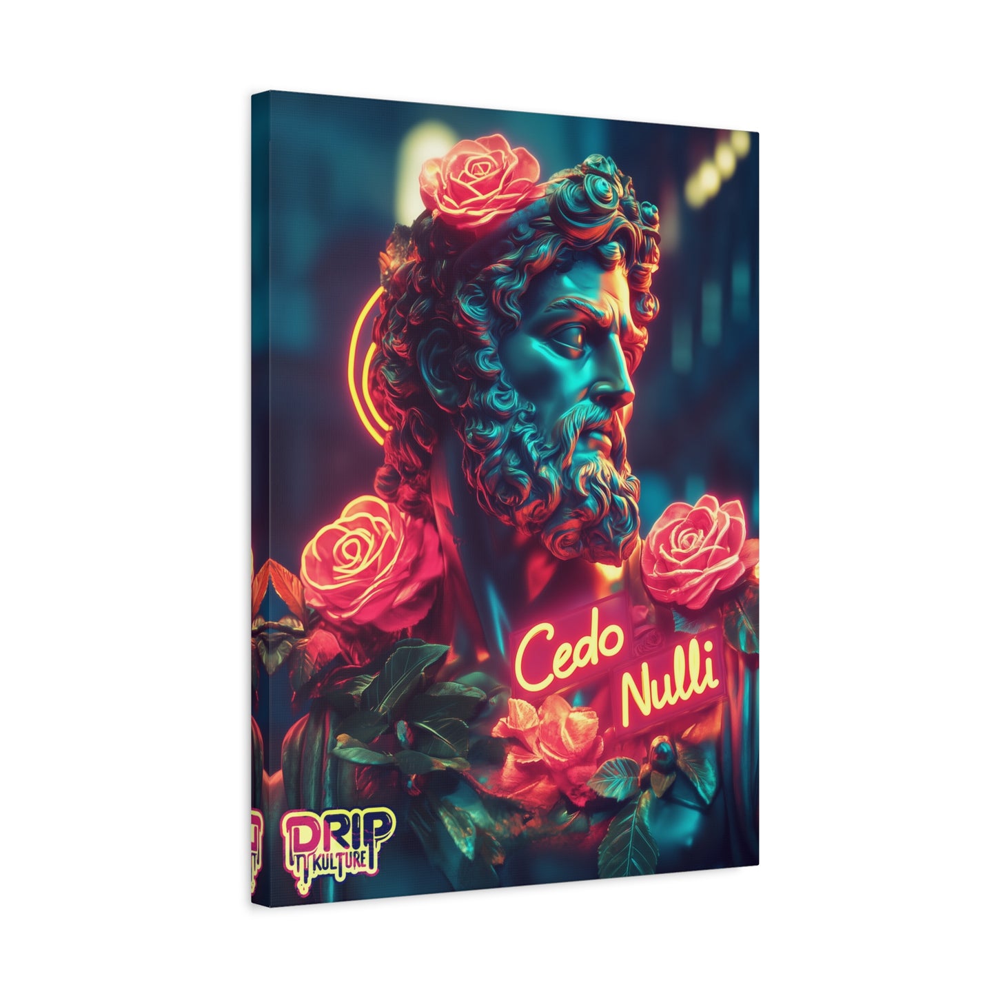 “Cedo Nulli - Orange Glow” Drip Kulture Wall Art - Multiple Sizes