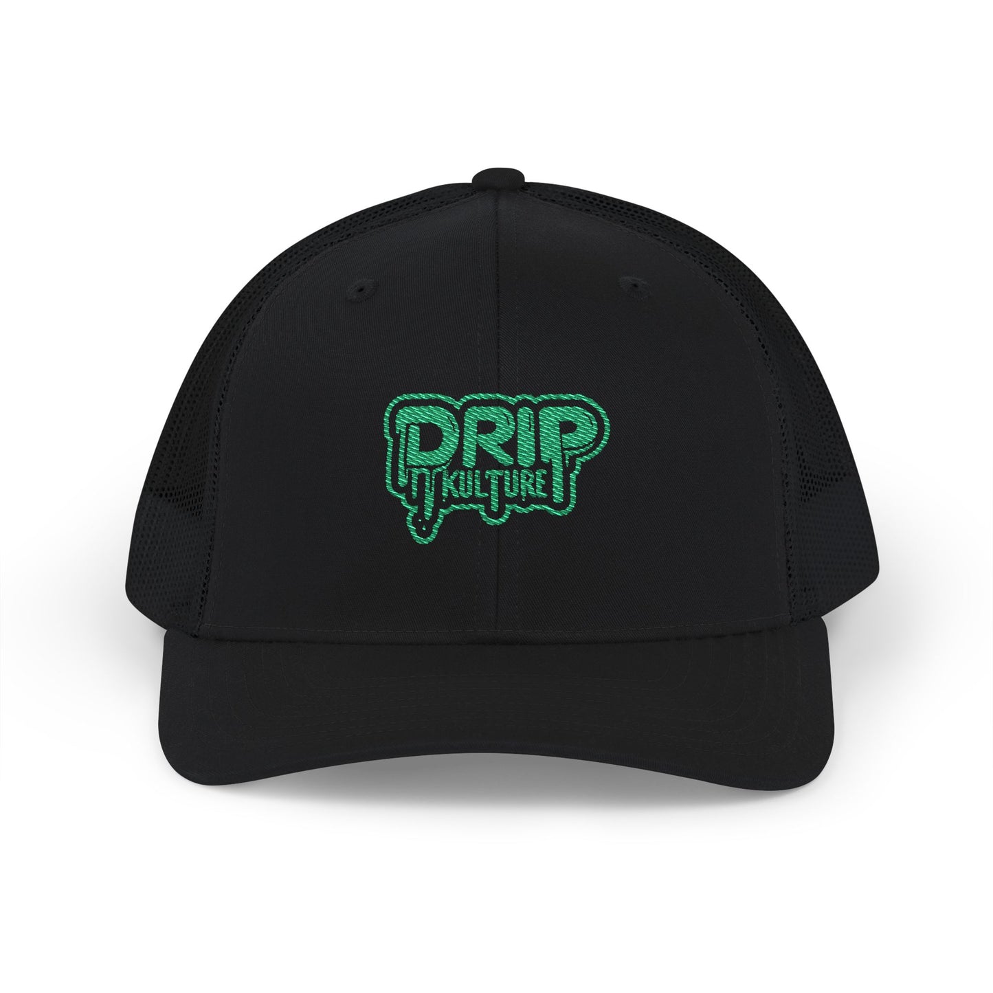 Green Drip Kulture Snapback Trucker Cap Embroidery - Multiple Colors