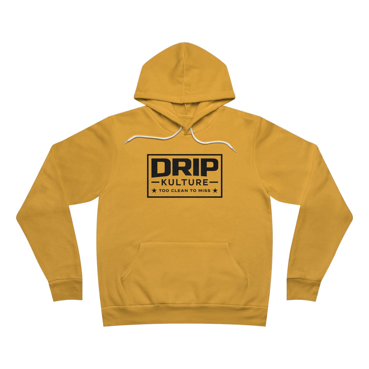 Drip Kulture "Too Clean To Miss" Unisex Sponge Fleece Hoodie - Multiple Colors