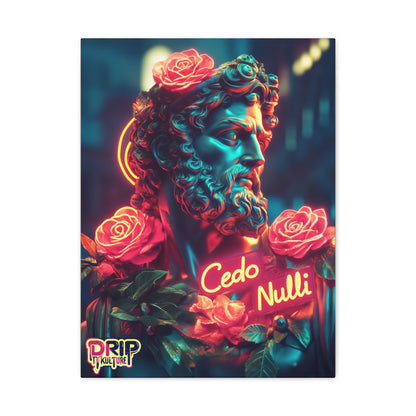 “Cedo Nulli - Orange Glow” Drip Kulture Wall Art - Multiple Sizes