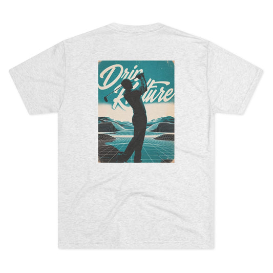 Vintage Golfer Unisex Tri-Blend T-Shirt - Multiple Colors