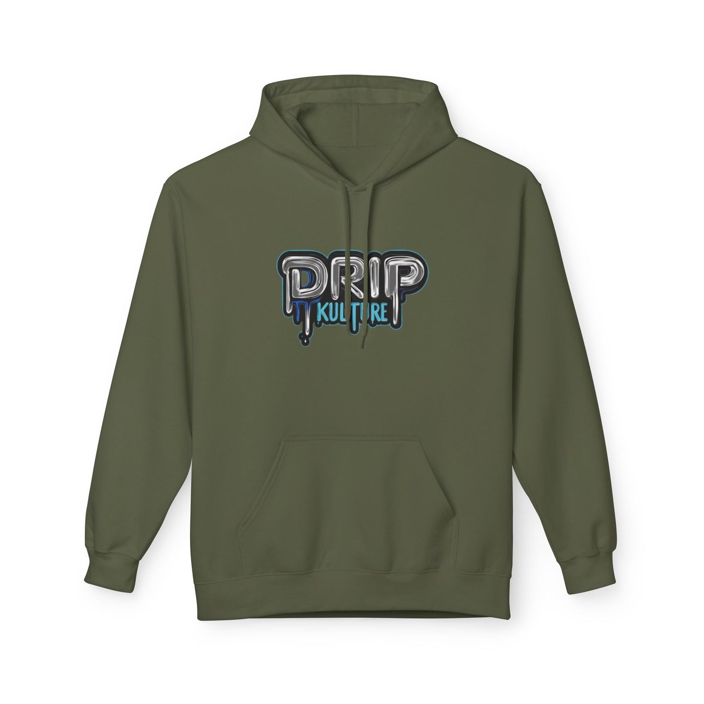 Drip Kulture Blue/Silver Unisex Hoodie - Multiple Colors