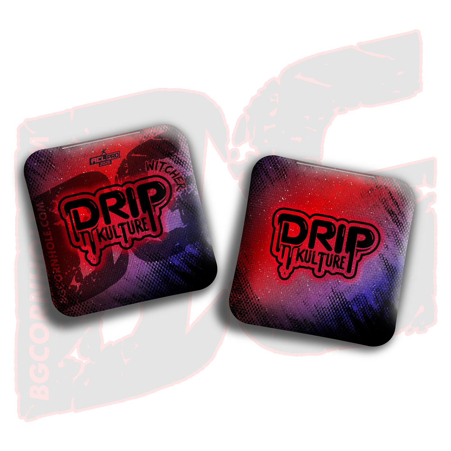 2026 Multiple Bag Models - DK x BG "The Dark Prophecy " - ACL Pro Stamped Cornhole Bags - Set of 4 Bags