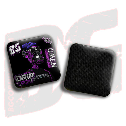 2026 Multiple Bag Models - DK x BG "NFT CIRCUITS" - ACL Pro Stamped Cornhole Bags - Set of 4 Bags