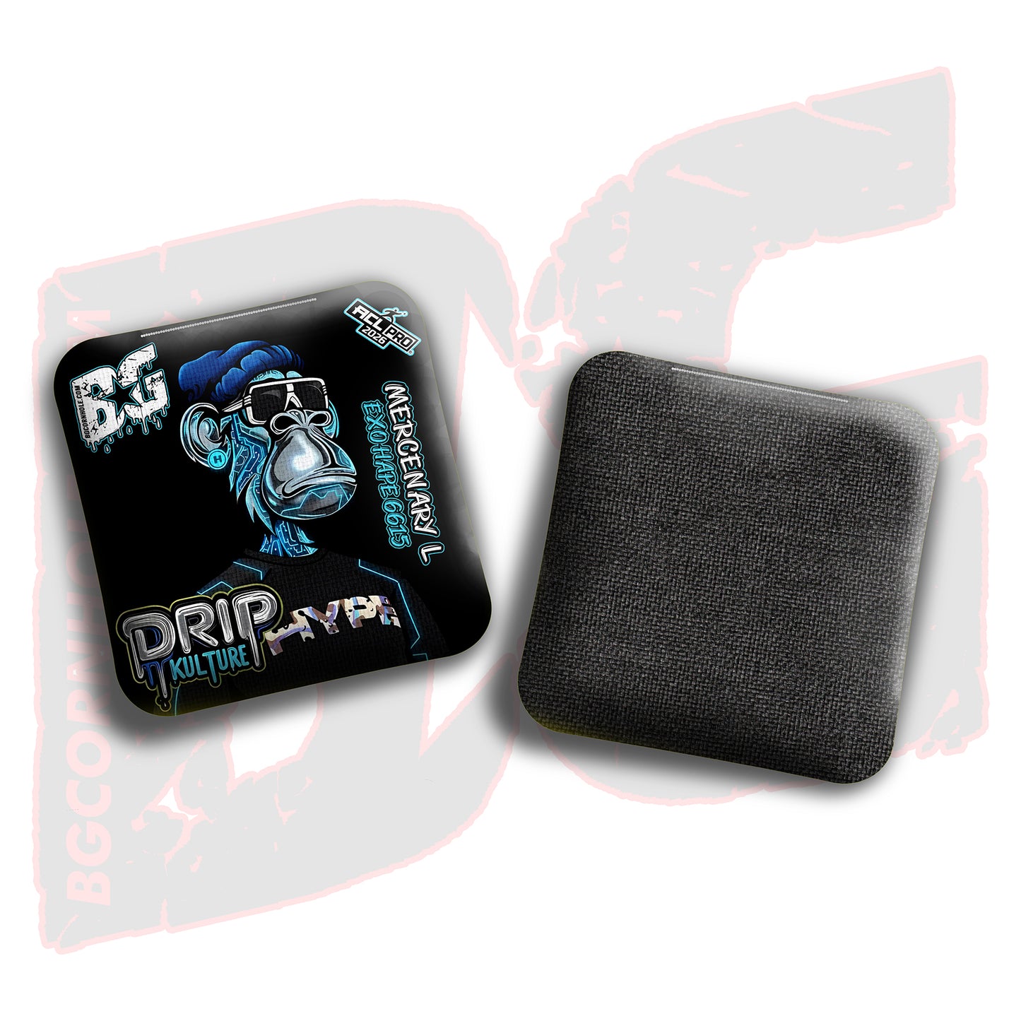 2026 Multiple Bag Models - DK x BG "NFT CIRCUITS" - ACL Pro Stamped Cornhole Bags - Set of 4 Bags