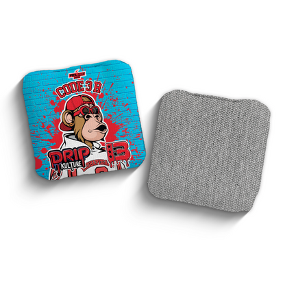 2026 Brotherhood Cornhole Code 3 Drip Kulture Collaboration ACL Pro Stamped Cornhole Bags