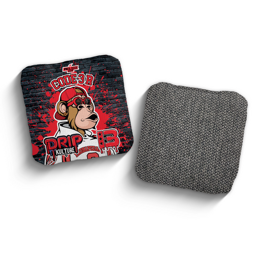 2026 Brotherhood Cornhole Code 3 Drip Kulture Collaboration ACL Pro Stamped Cornhole Bags