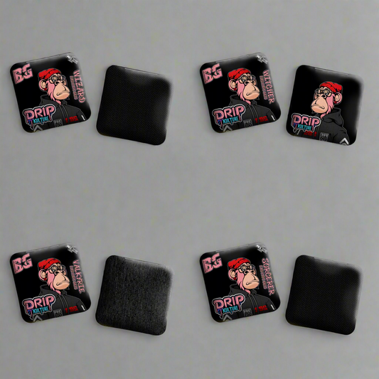 2025 Multiple Bag Models - DK x BG "NFT Original" - ACL Pro Stamped Cornhole Bags - Set of 4 Bags