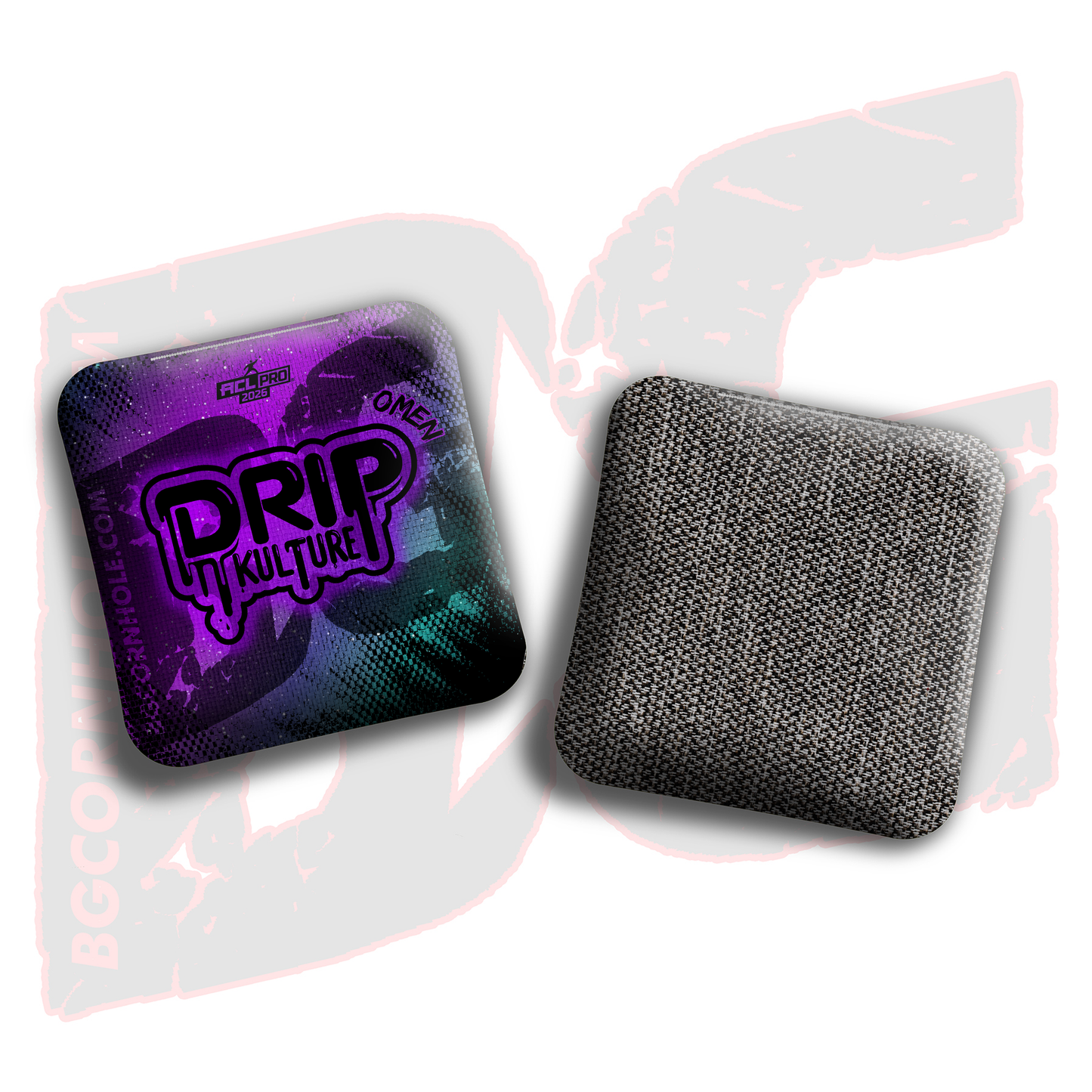 2026 Multiple Bag Models - DK x BG "The Dark Prophecy " - ACL Pro Stamped Cornhole Bags - Set of 4 Bags