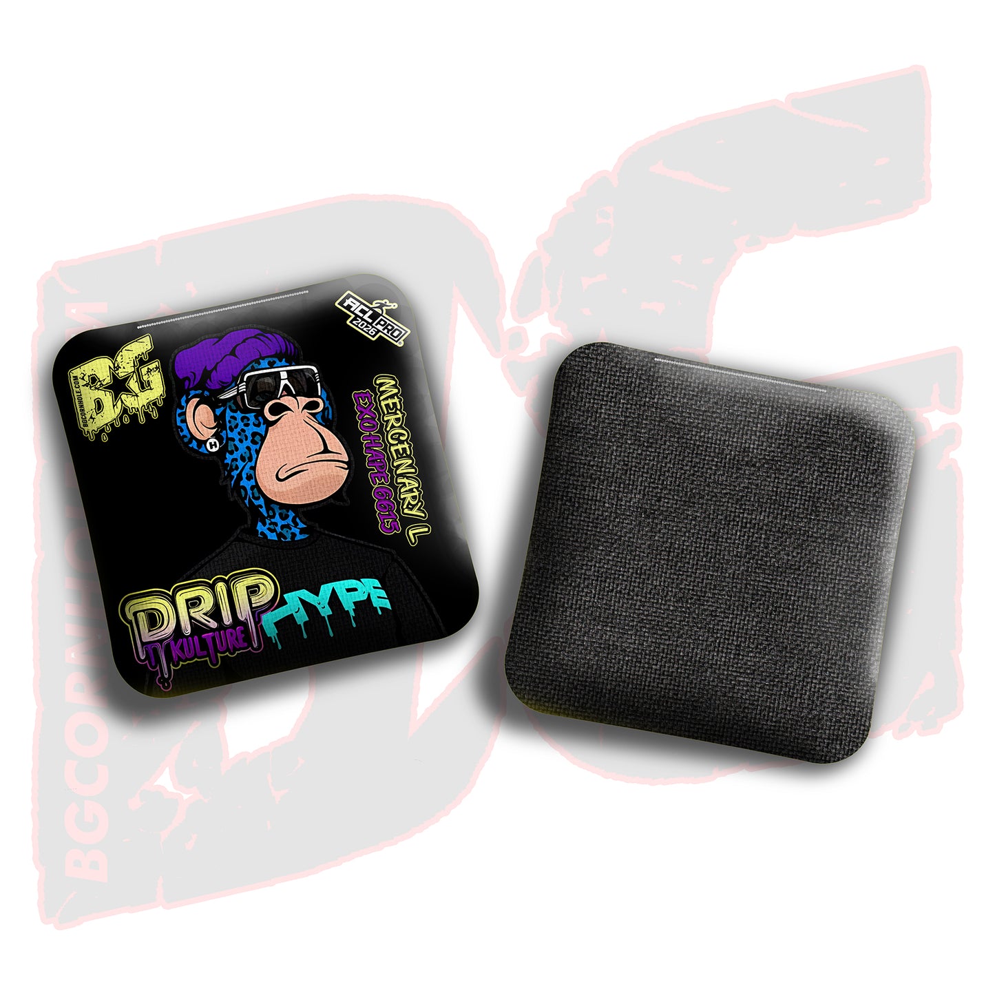 2026 Multiple Bag Models - DK x BG "NFT SPOTS" - ACL Pro Stamped Cornhole Bags - Set of 4 Bags
