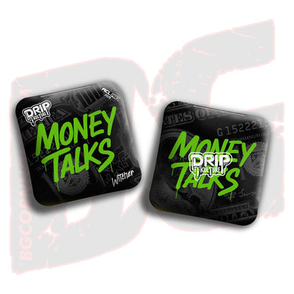 2026 Multiple Bag Models - DK x BG "Money Talks" - ACL Pro Stamped Cornhole Bags - Set of 4 Bags