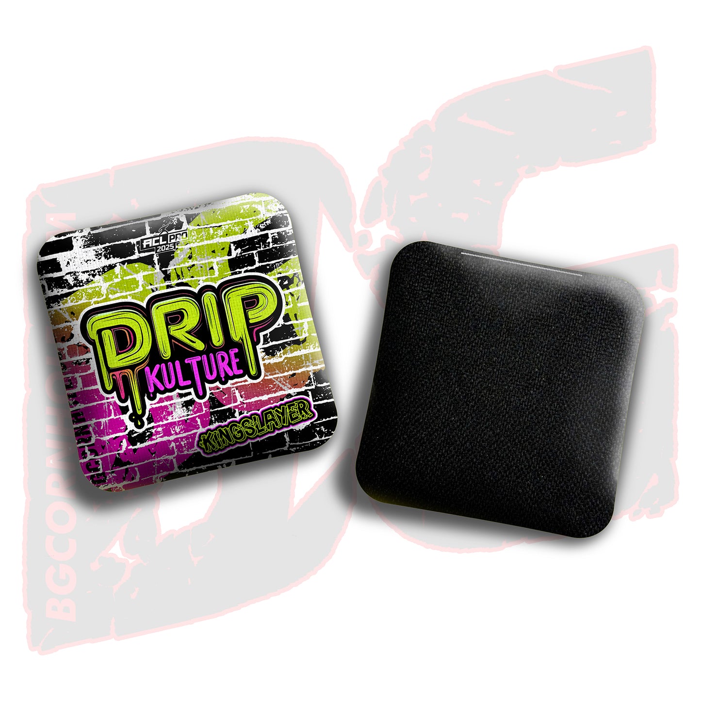 2025 Multiple Bag Models - DK x BG "Brick" - ACL Pro Stamped Cornhole Bags - Set of 4 Bags