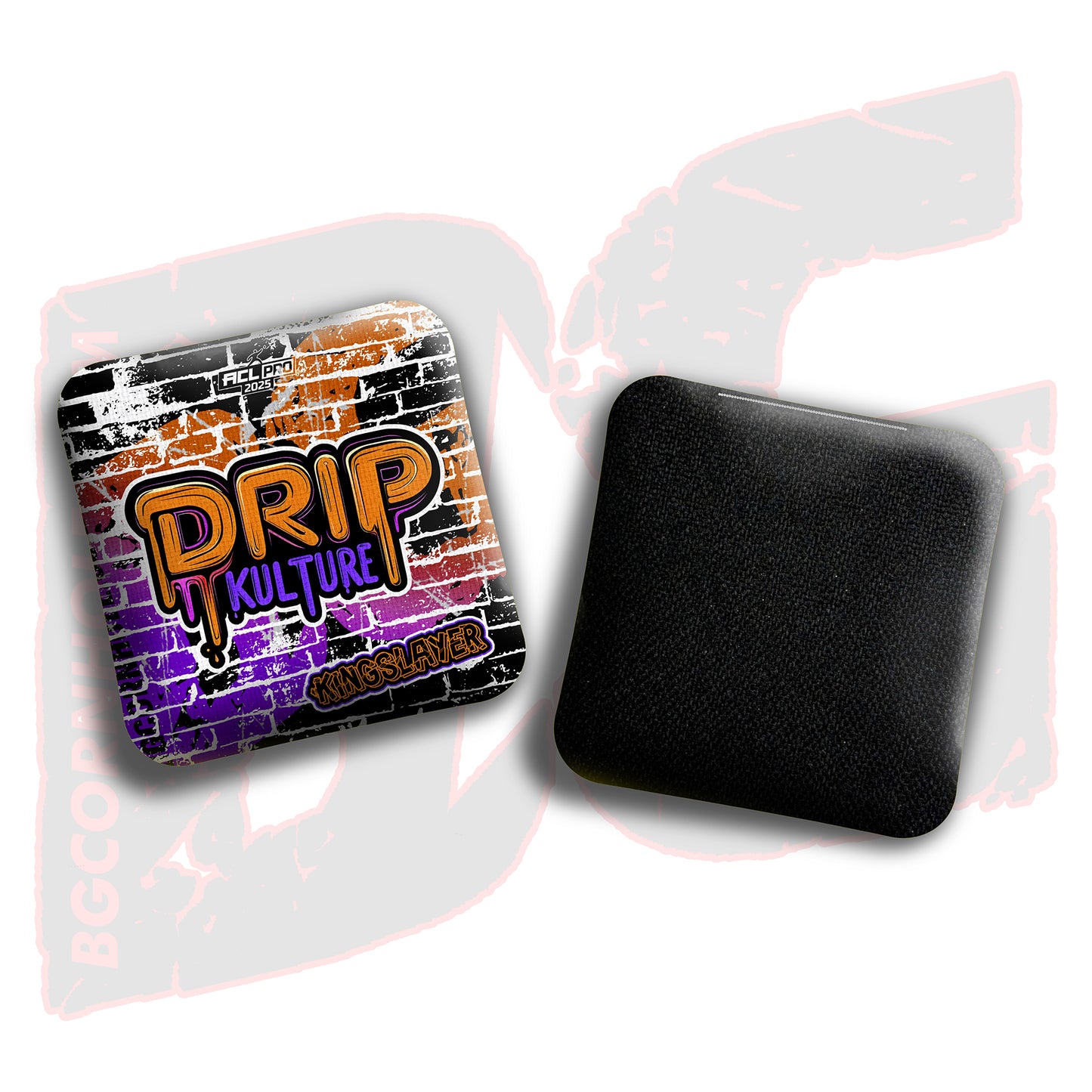 2025 Multiple Bag Models - DK x BG "Brick" - ACL Pro Stamped Cornhole Bags - Set of 4 Bags