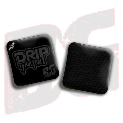2025 Multiple Bag Models - DK x BG "Blackout" - ACL Pro Stamped Cornhole Bags - Set of 4 Bags