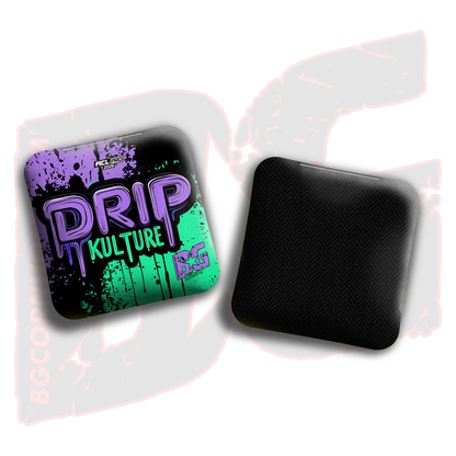 2026 Multiple Bag Models - DK x BG "Splatter" - ACL Pro Stamped Cornhole Bags - Set of 4 Bags