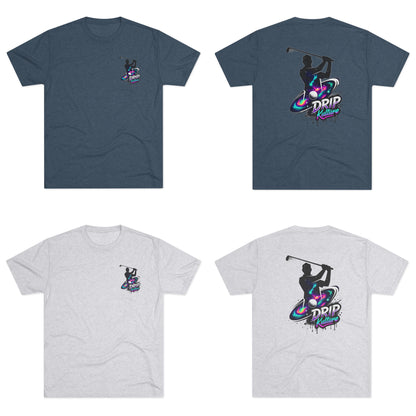 Galactic Golfer Unisex Tri-Blend T-Shirt - Multiple Colors