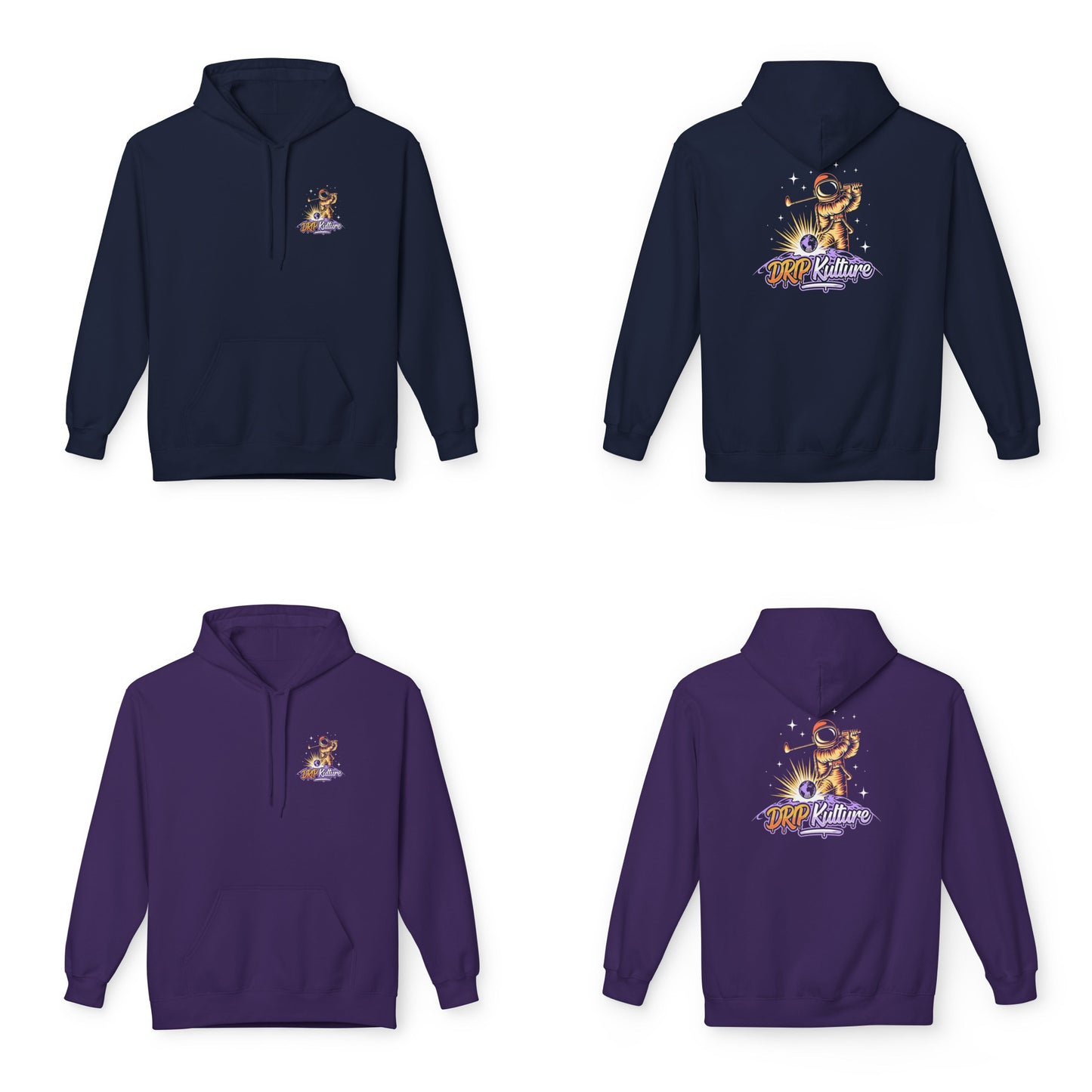 Astro Golfer Unisex Hoodie - Multiple Colors