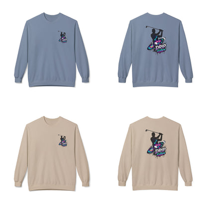 Galactic Golfer Unisex Crewneck - Multiple Colors