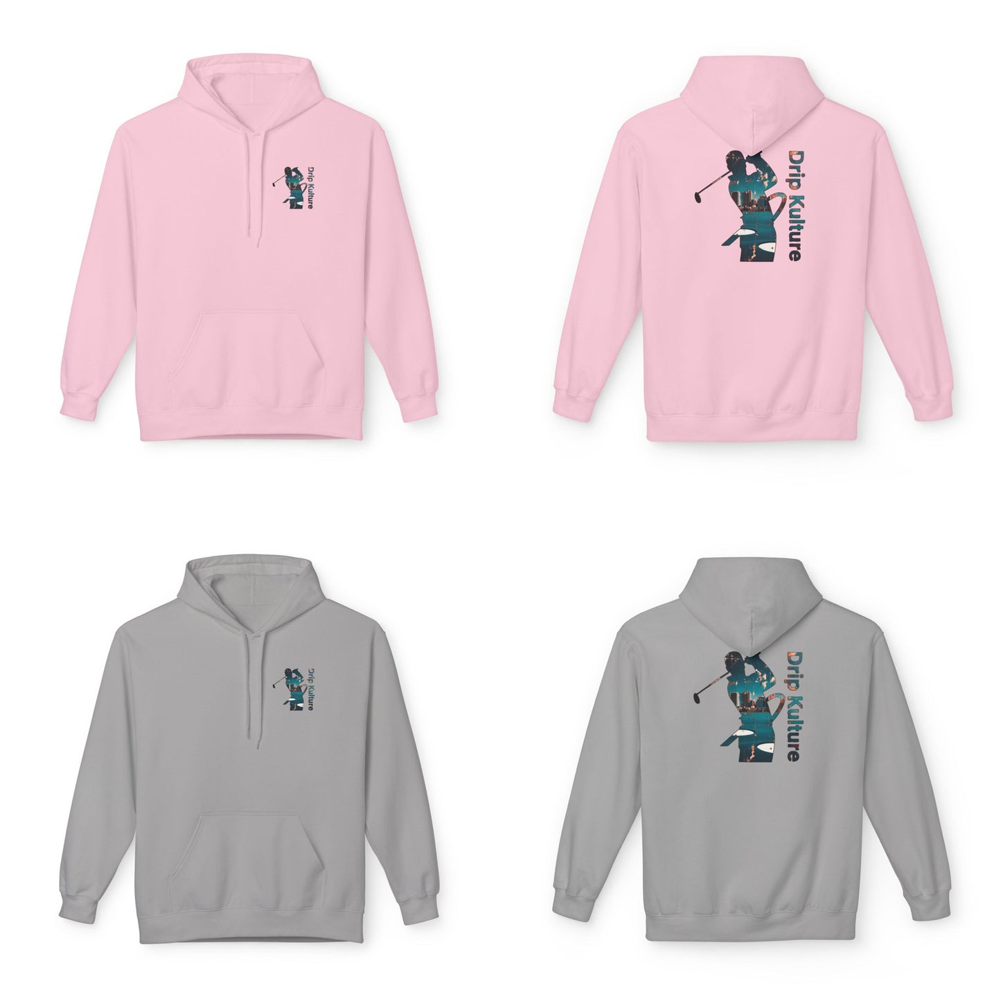 Skyline Swing Unisex Hoodie - Multiple Colors