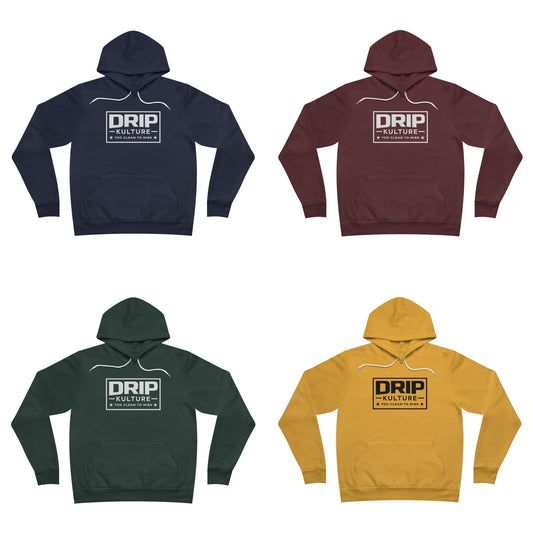 Drip Kulture "Too Clean To Miss" Unisex Sponge Fleece Hoodie - Multiple Colors
