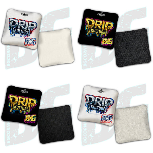 2026 Multiple Bag Models - DK x BG "Metallic" - ACL Pro Stamped Cornhole Bags - Set of 4 Bags