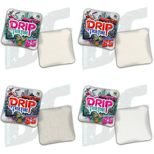 2026 Multiple Bag Models - DK x BG "Streetvibe" - ACL Pro Stamped Cornhole Bags - Set of 4 Bags