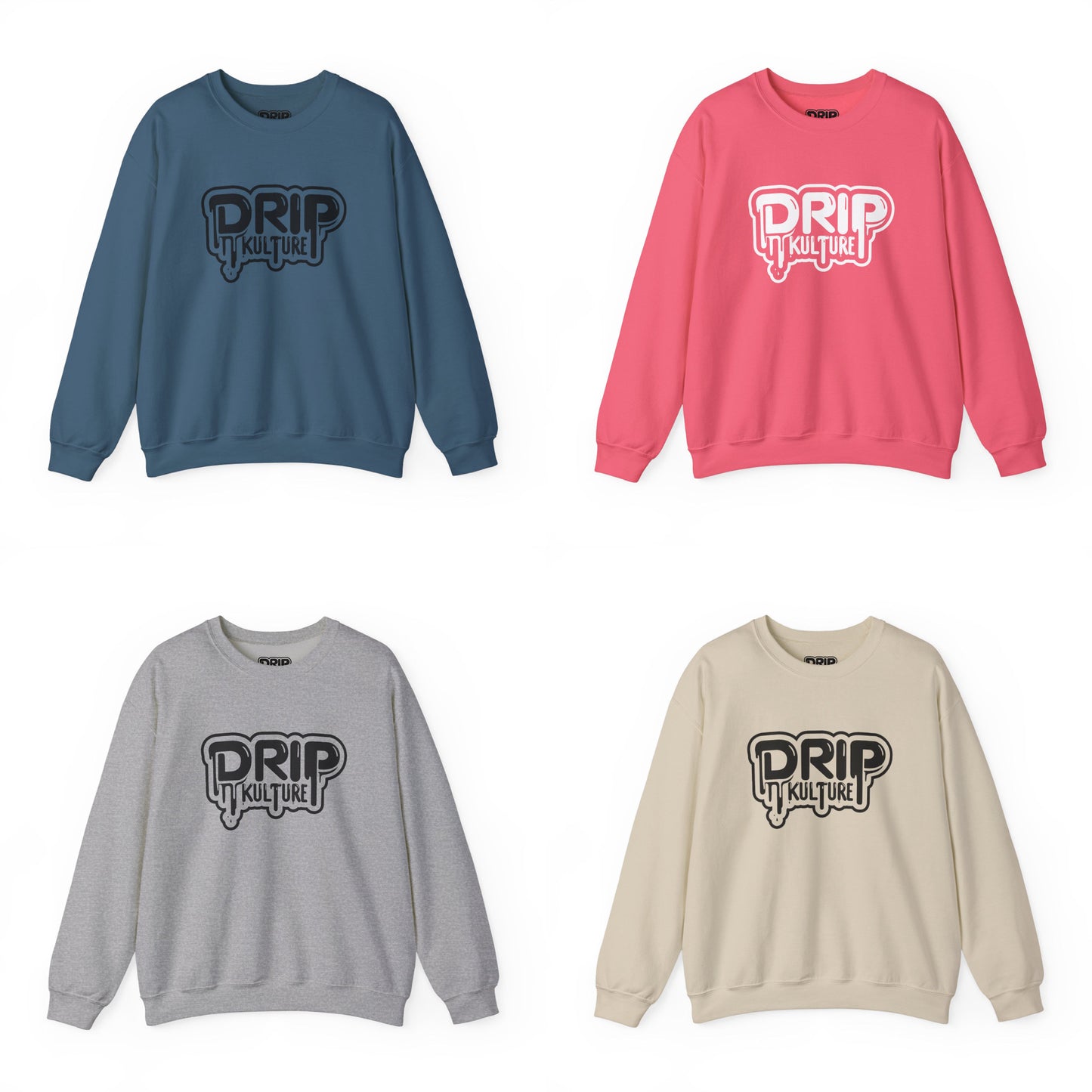 Drip Kulture Unisex Crewneck - Multiple Colors