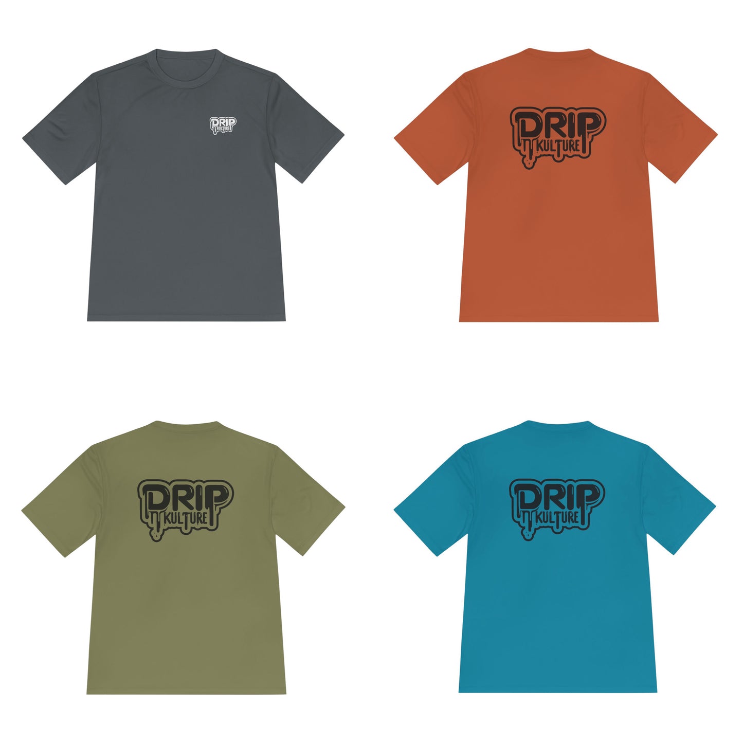Drip Kulture Unisex Polyester Tee - Multiple Colors