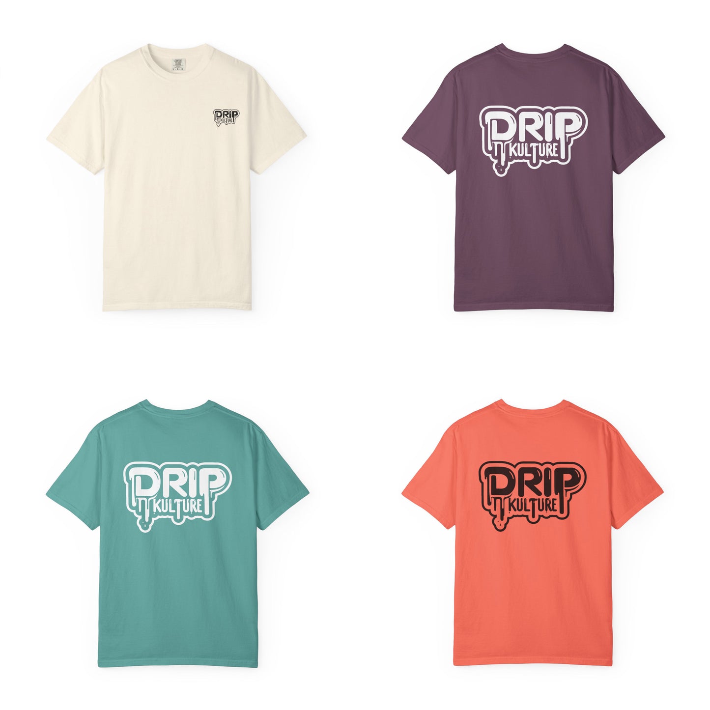 Drip Kulture Unisex Comfort Colors Tee - Multiple Colors