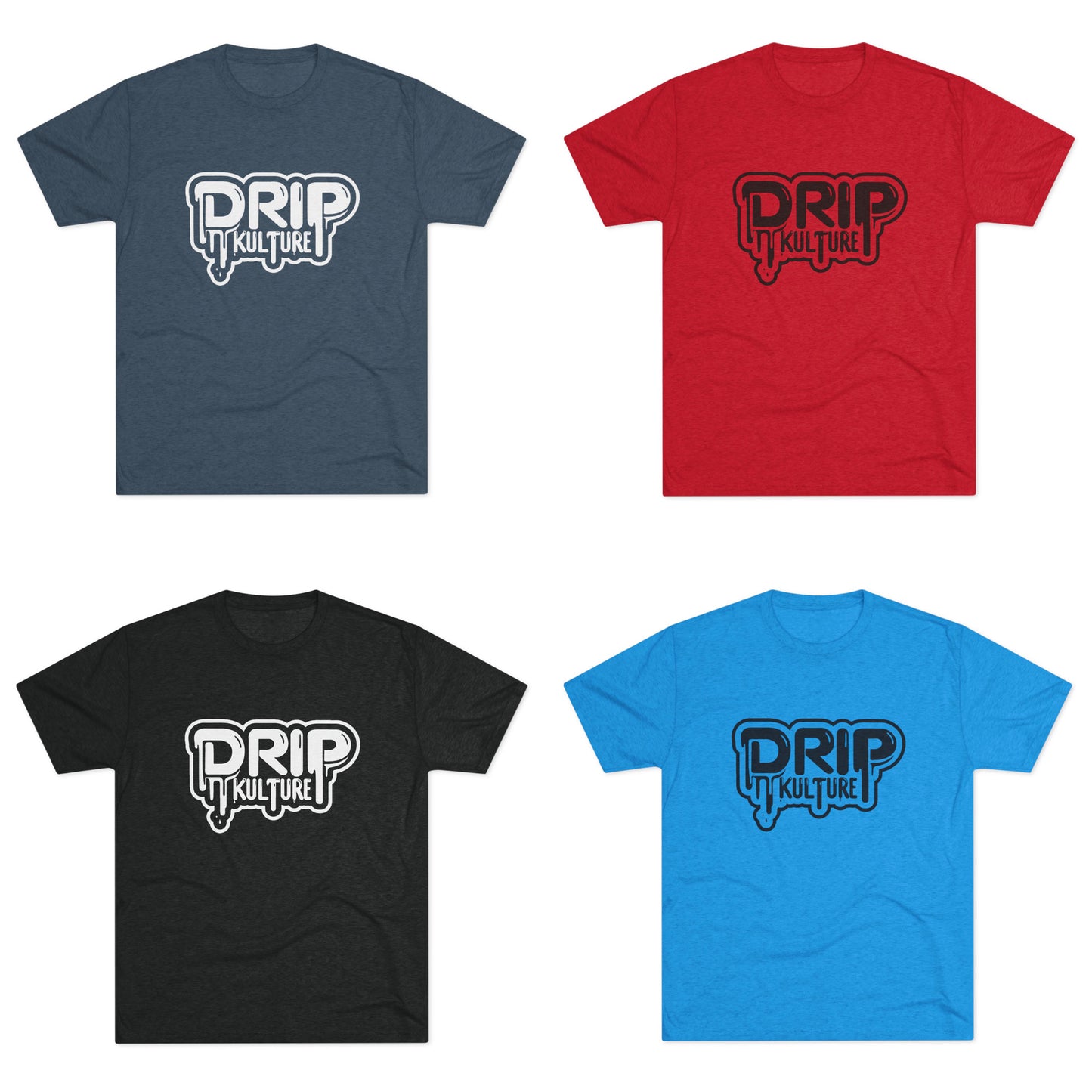 Drip Kulture Unisex Tri-Blend Tee - Multiple Colors