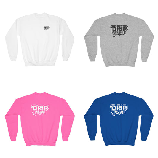 Youth Drip Kulture Unisex Crewneck - Multiple Colors