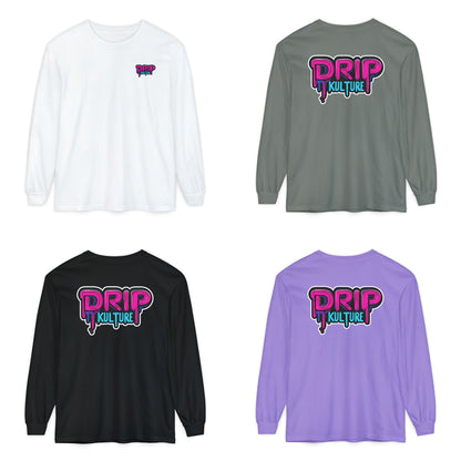 Miami Drip Kulture Long-Sleeve Tee - Multiple Colors