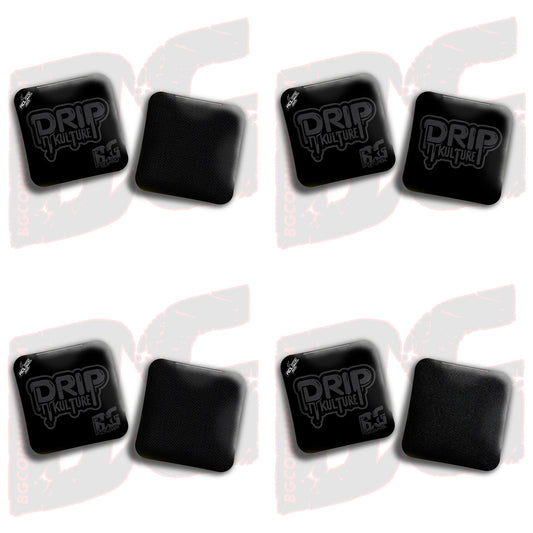 2025 Multiple Bag Models - DK x BG "Blackout" - ACL Pro Stamped Cornhole Bags - Set of 4 Bags