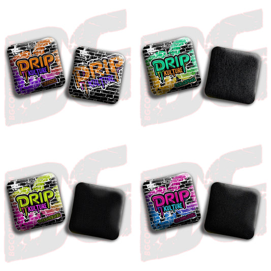 2025 Multiple Bag Models - DK x BG "Brick" - ACL Pro Stamped Cornhole Bags - Set of 4 Bags