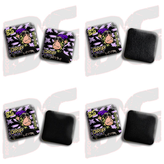 2025 Multiple Bag Models -DK x BG "NFT Spotted - ACL Pro Stamped Cornhole Bags - Set of 4 Bags