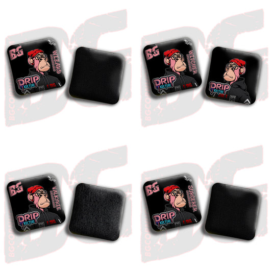 2025 Multiple Bag Models - DK x BG "NFT Original" - ACL Pro Stamped Cornhole Bags - Set of 4 Bags