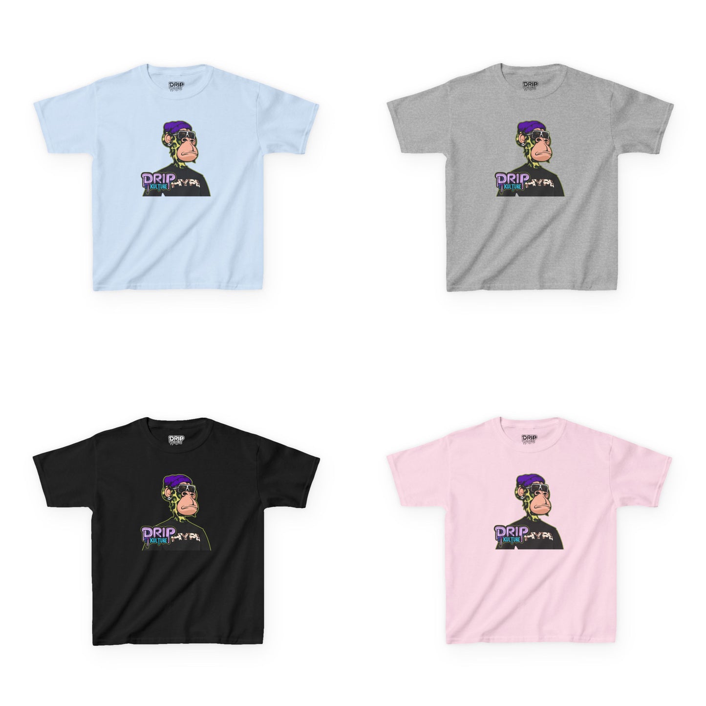 Youth NFT Spotted Drip Kulture Tee - Multiple Colors