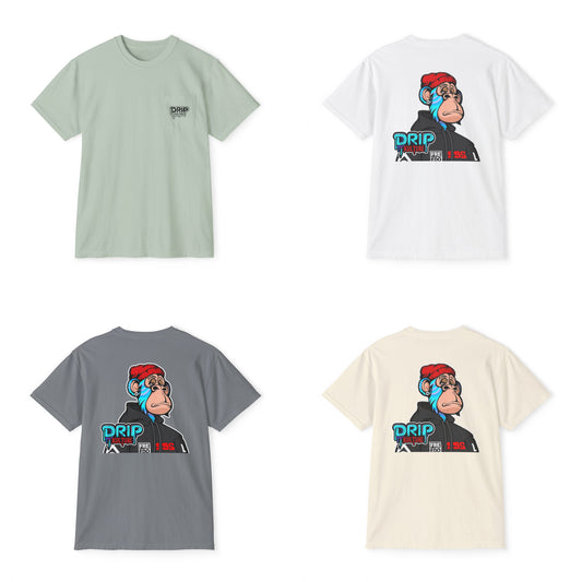 NFT Blue Lightning Drip Kulture Unisex Pocket T-Shirt - Multiple Colors