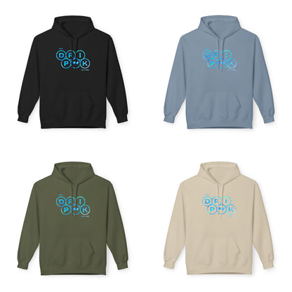 Blue Circle Drip Kulture Unisex Hoodie - Multiple Colors