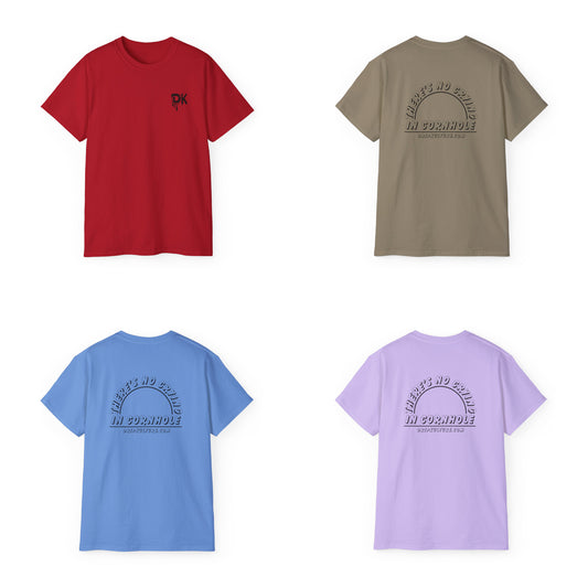 No crying in cornhole Unisex Tee - Multiple Colors