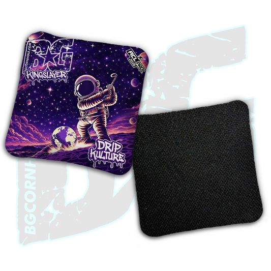 2026 Multiple Bag Models - DK x BG "Astro Golfer" - ACL Pro Stamped Cornhole Bags - Set of 4 Bags