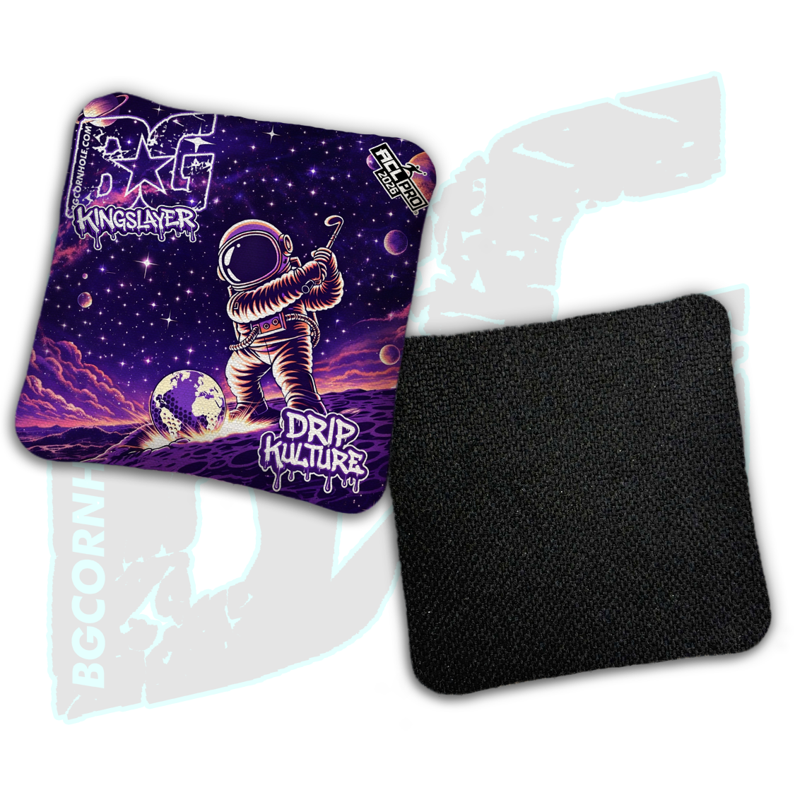 2026 Multiple Bag Models - DK x BG "Astro Golfer" - ACL Pro Stamped Cornhole Bags - Set of 4 Bags