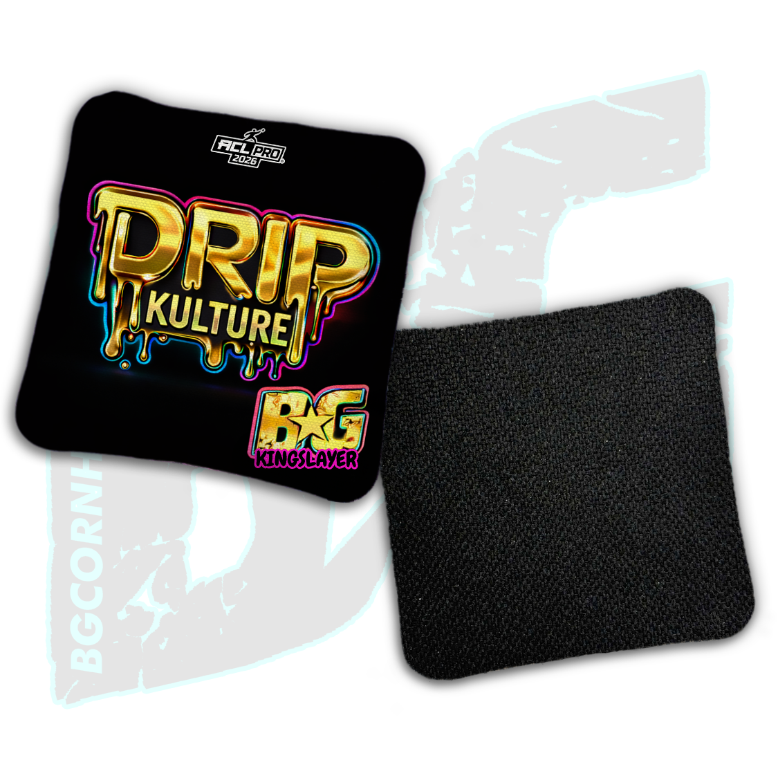 2026 Multiple Bag Models - DK x BG "Metallic" - ACL Pro Stamped Cornhole Bags - Set of 4 Bags